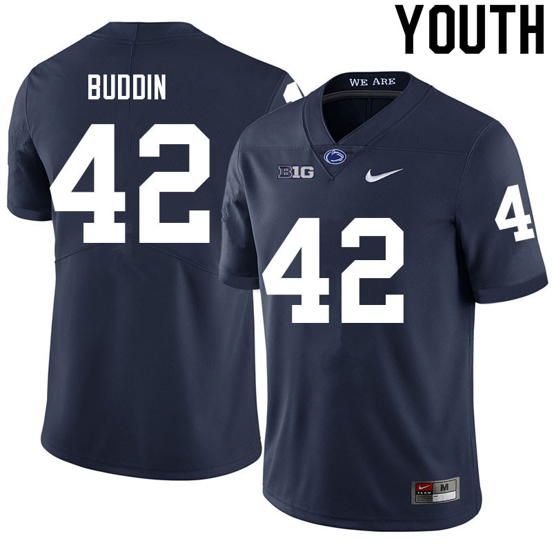 Youth #42 Jamari Buddin Penn State Nittany Lions College Football Jerseys Sale-Navy